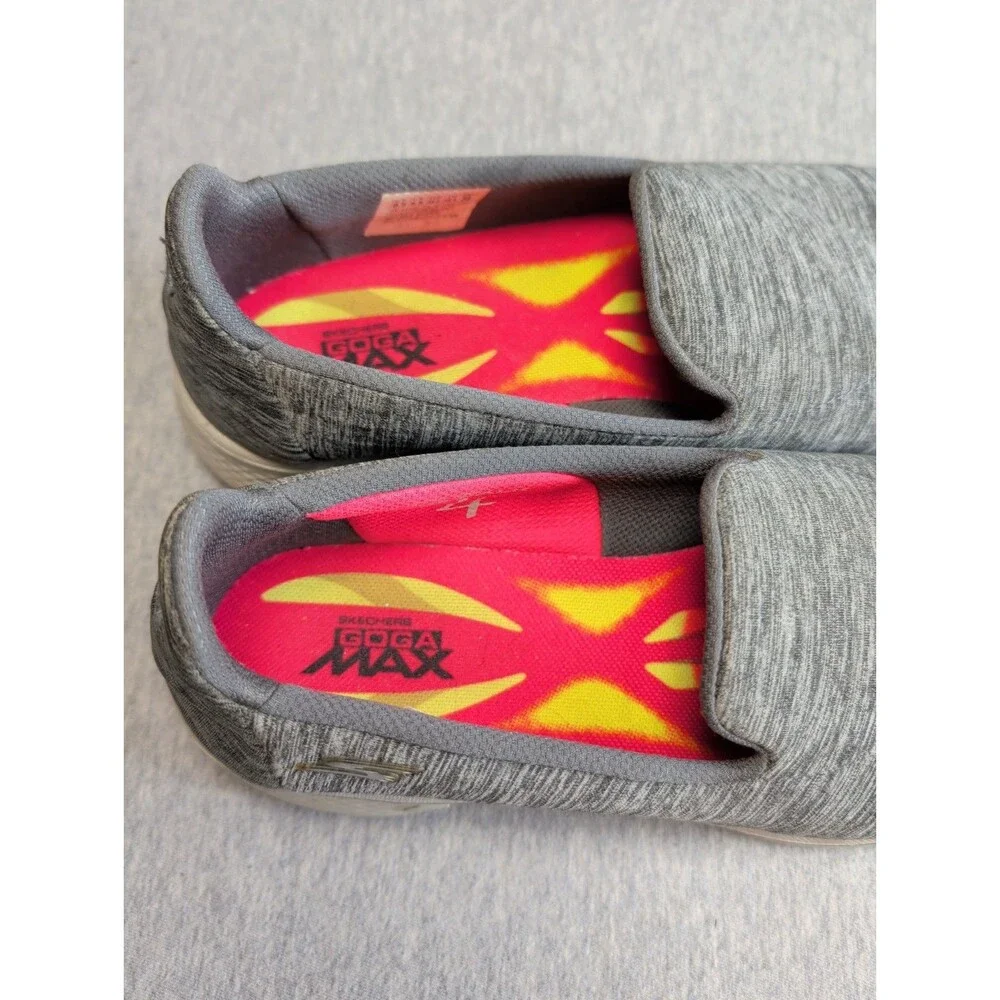 Sketchers Go Walk 4 Achiever Goga Max Grey Slip Athleisure 14165 Lightweight